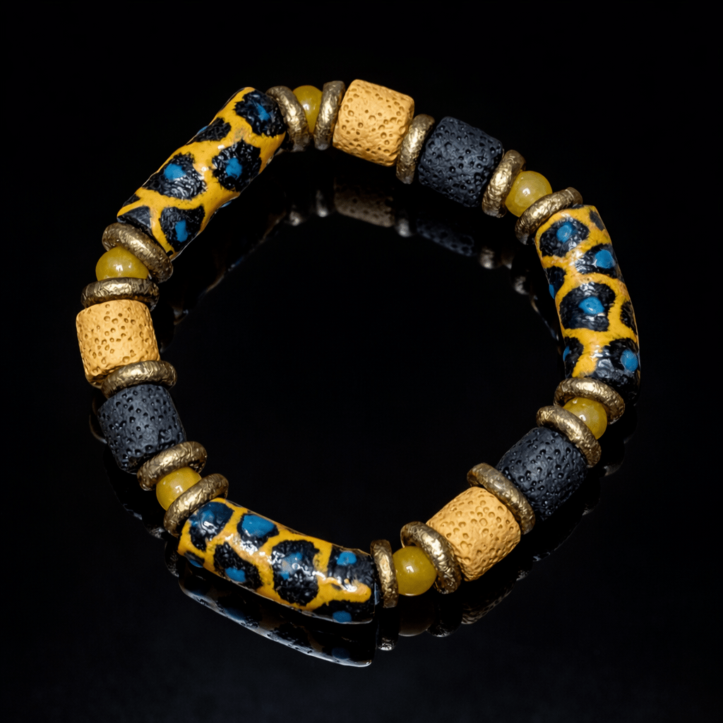 Afrika 01 - Perlenarmband - Andrea Rubinetto Schmuckwerkstatt