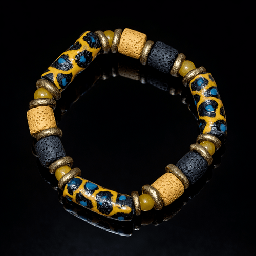 Afrika 01 - Perlenarmband - Andrea Rubinetto Schmuckwerkstatt