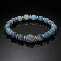 Blau 01 - Perlenarmband - Andrea Rubinetto Schmuckwerkstatt