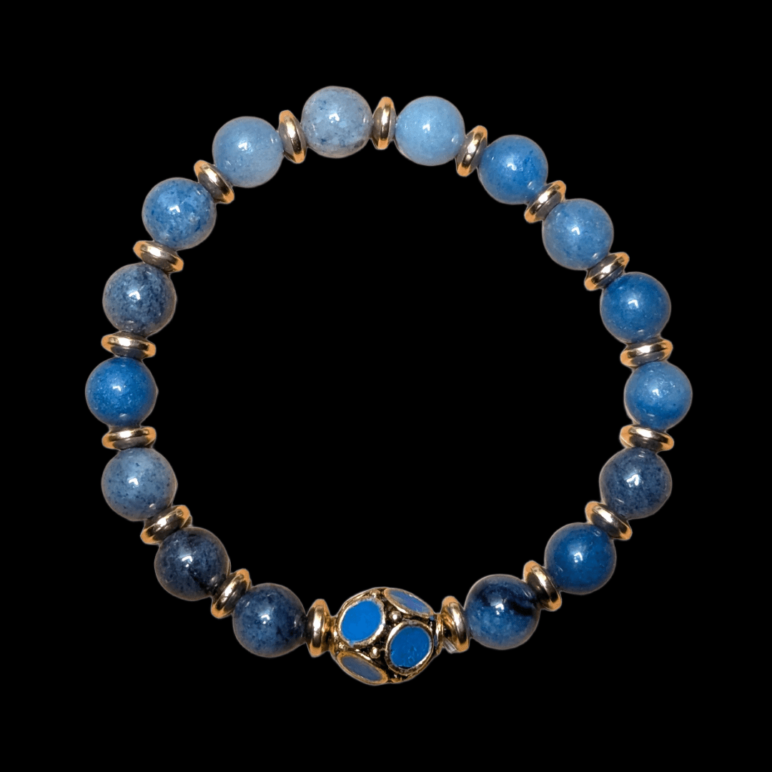 Blau 01 - Perlenarmband - Andrea Rubinetto Schmuckwerkstatt