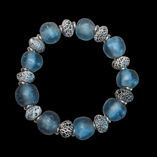 Blau 02 - Perlenarmband - Andrea Rubinetto Schmuckwerkstatt