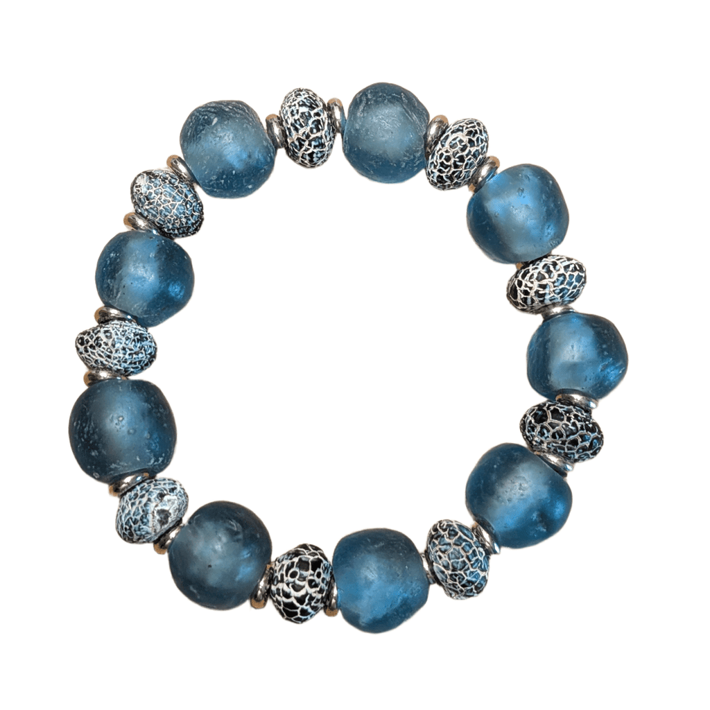 Blau 02 - Perlenarmband - Andrea Rubinetto Schmuckwerkstatt