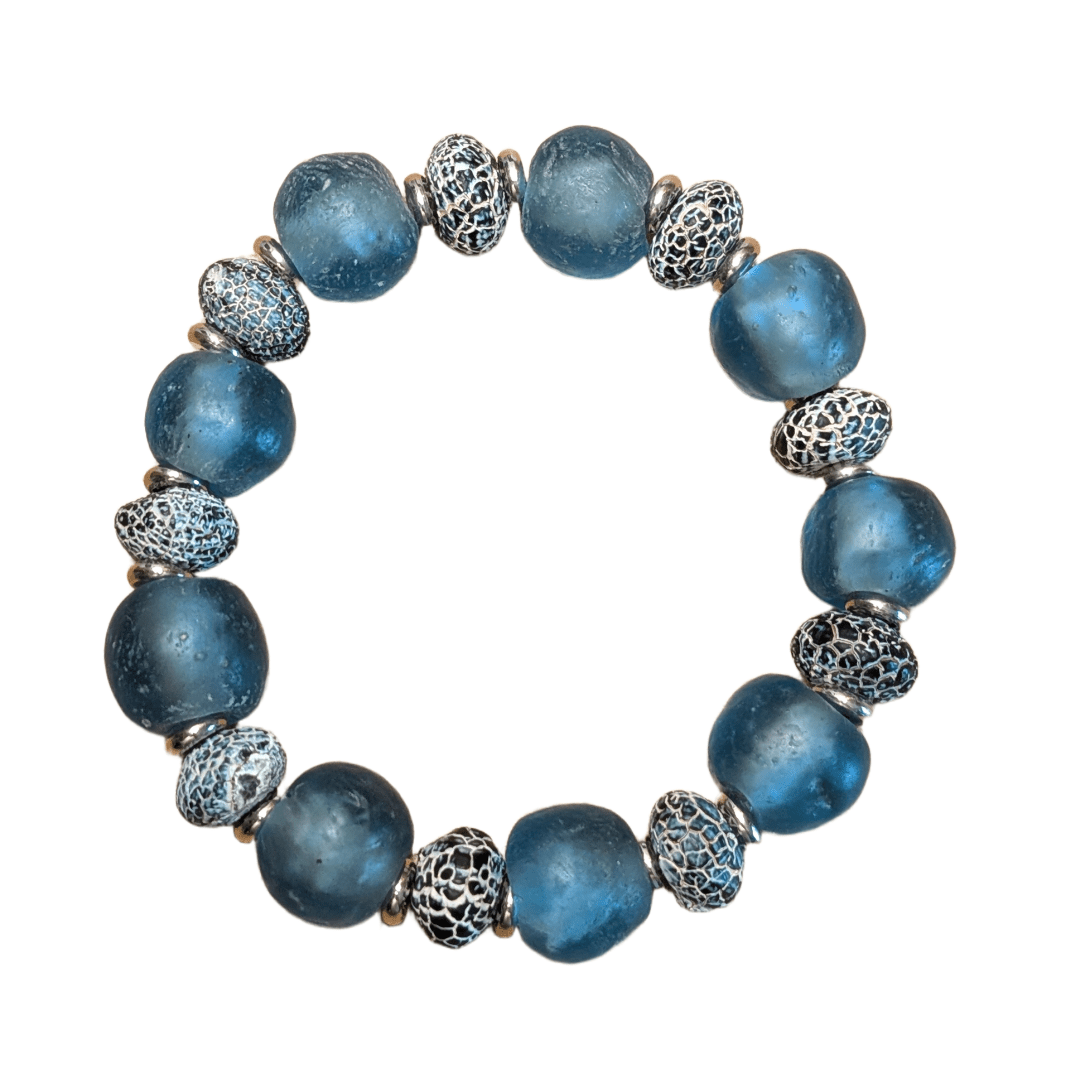 Blau 02 - Perlenarmband - Andrea Rubinetto Schmuckwerkstatt