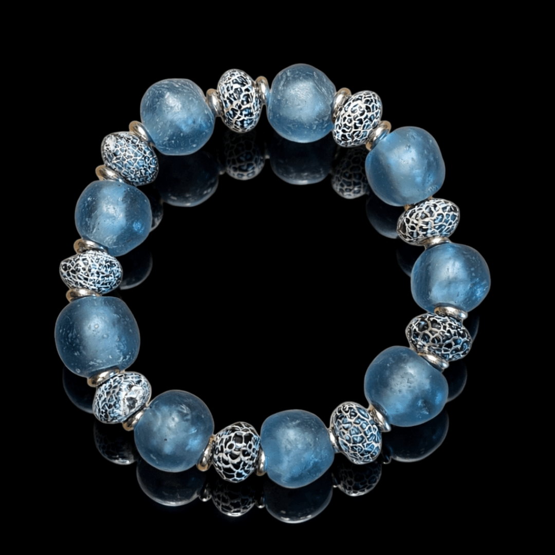 Blau 02 - Perlenarmband - Andrea Rubinetto Schmuckwerkstatt