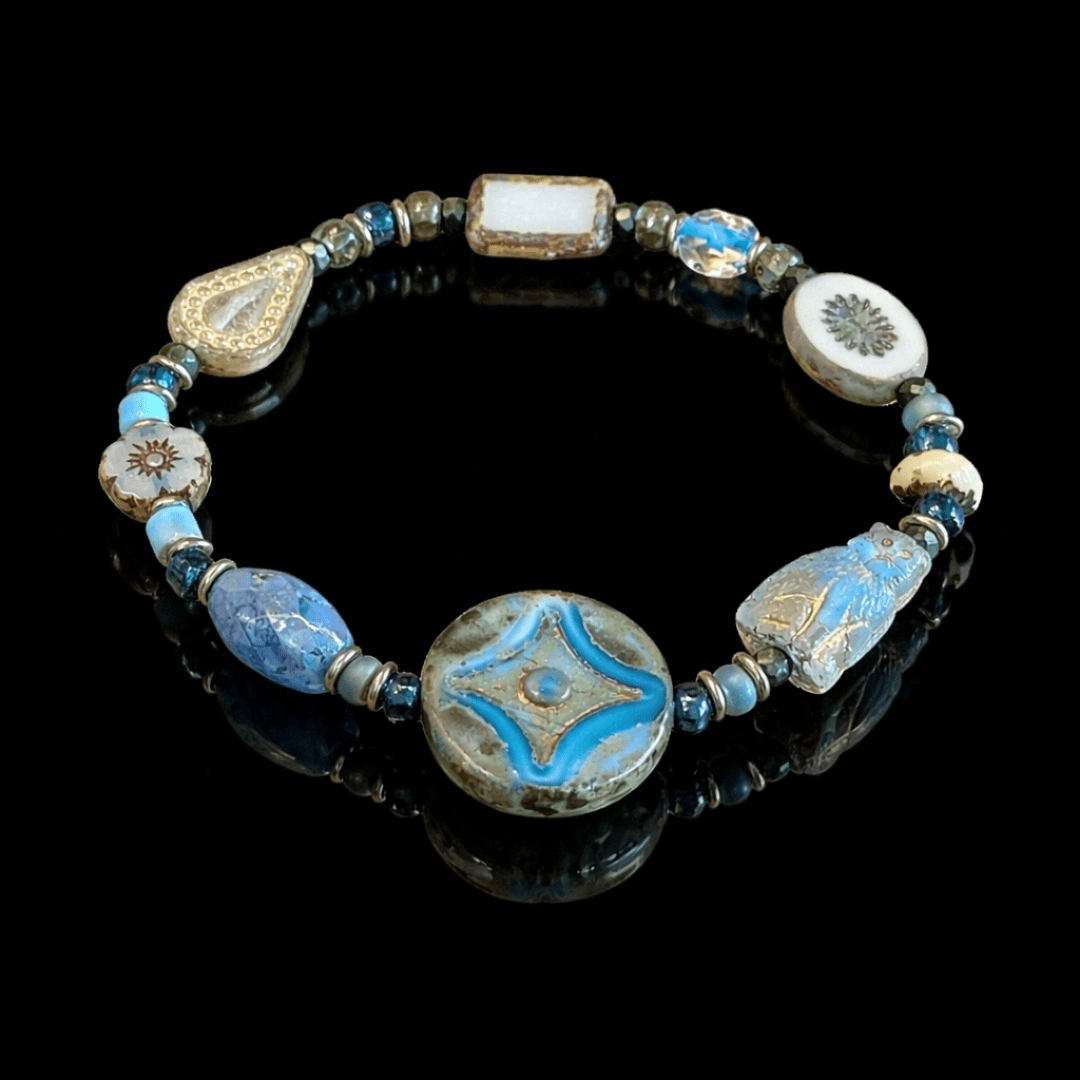 Böhmen 01 - Set Kette und Armband - Andrea Rubinetto Schmuckwerkstatt
