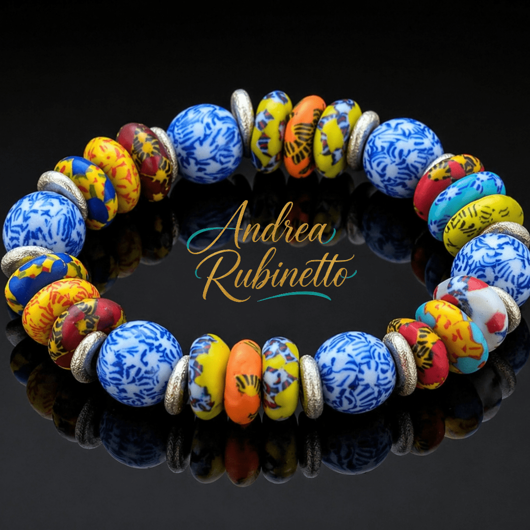 Bunt 01 - Perlenarmband - Andrea Rubinetto Schmuckwerkstatt