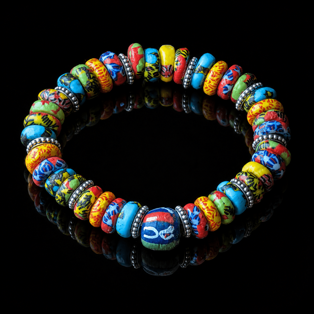 Bunt 01 - Perlenarmband - Andrea Rubinetto Schmuckwerkstatt