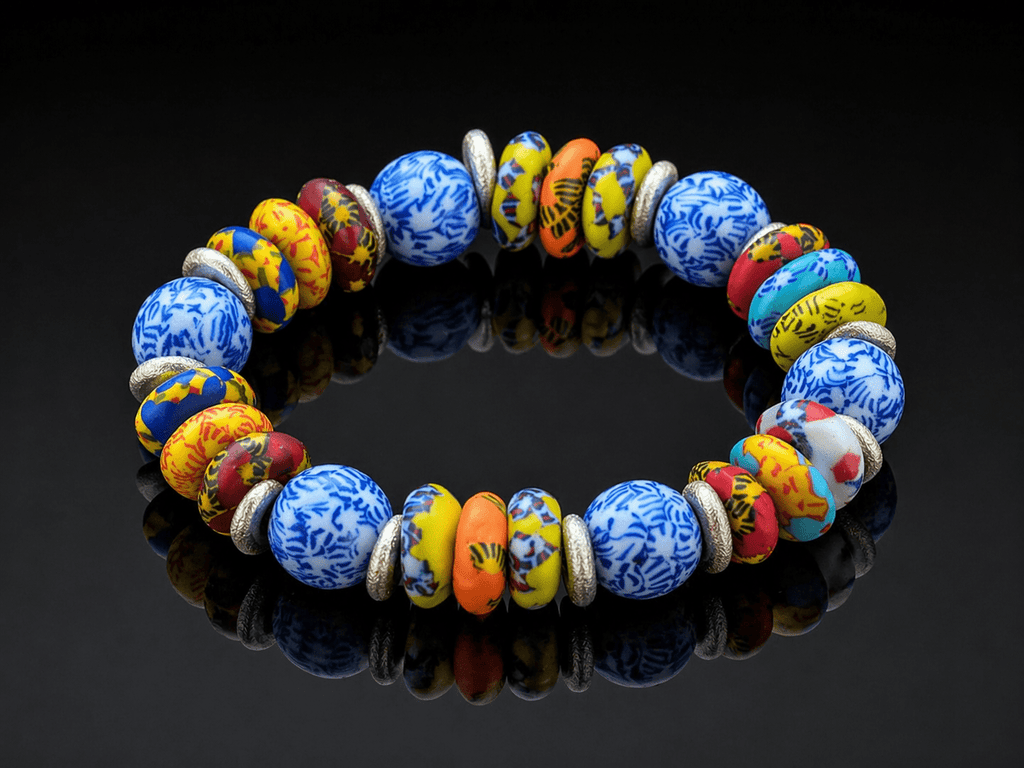 Bunt 01 - Perlenarmband - Andrea Rubinetto Schmuckwerkstatt