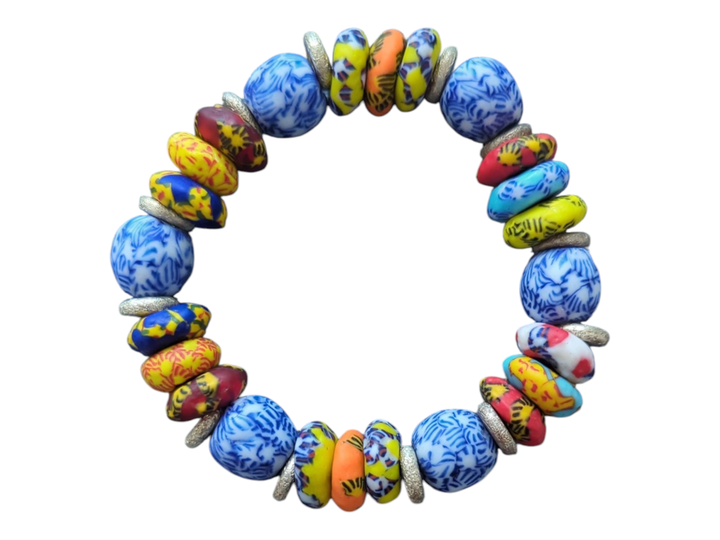 Bunt 01 - Perlenarmband - Andrea Rubinetto Schmuckwerkstatt