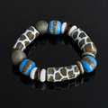 Giraffe Blau - Perlenarmband - Andrea Rubinetto Schmuckwerkstatt