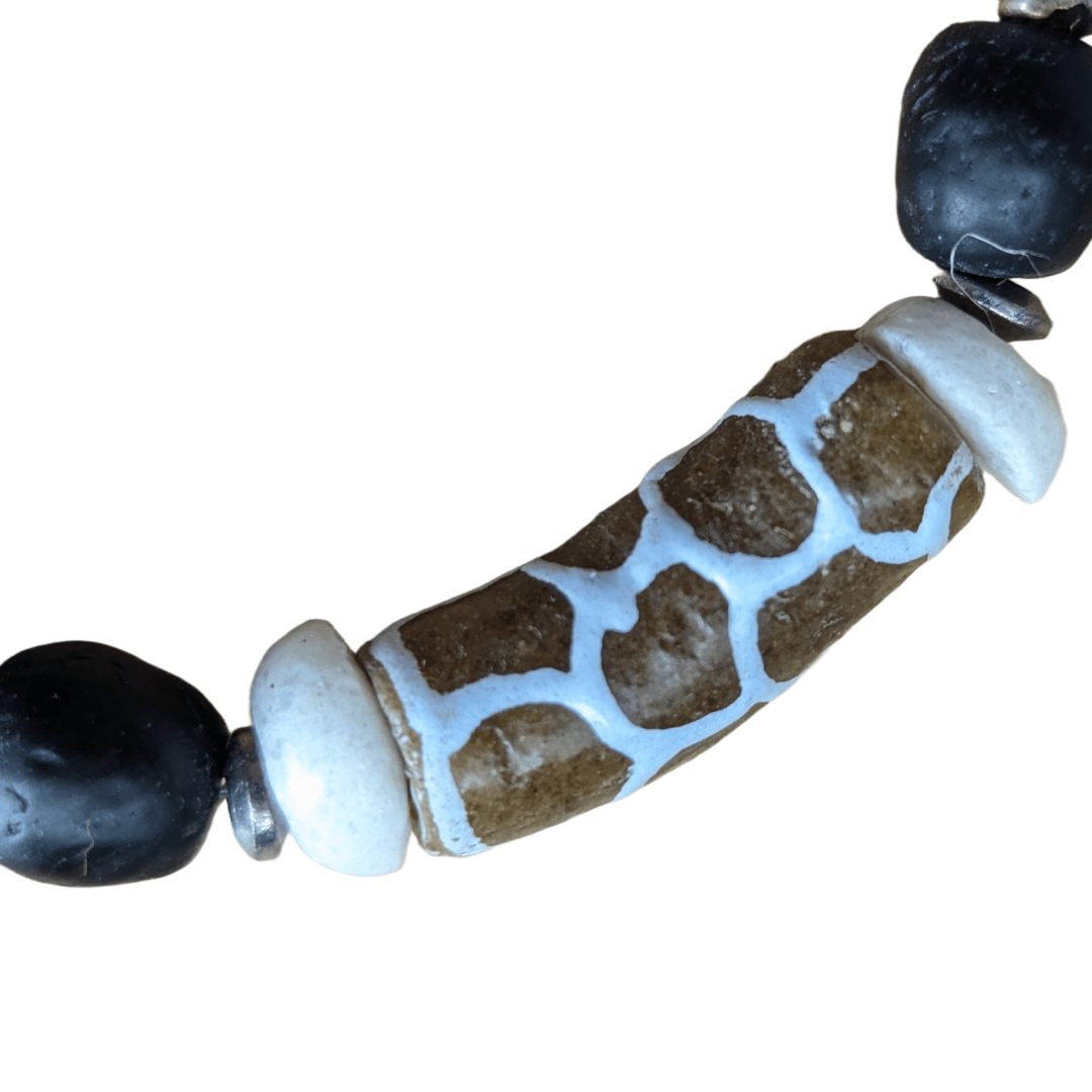 Giraffe Schwarz - Perlenarmband - Andrea Rubinetto Schmuckwerkstatt