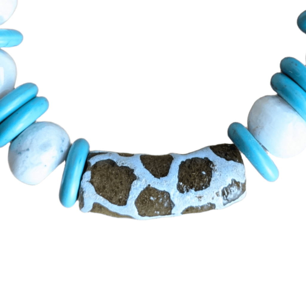 Giraffe Weiß - Perlenarmband - Andrea Rubinetto Schmuckwerkstatt
