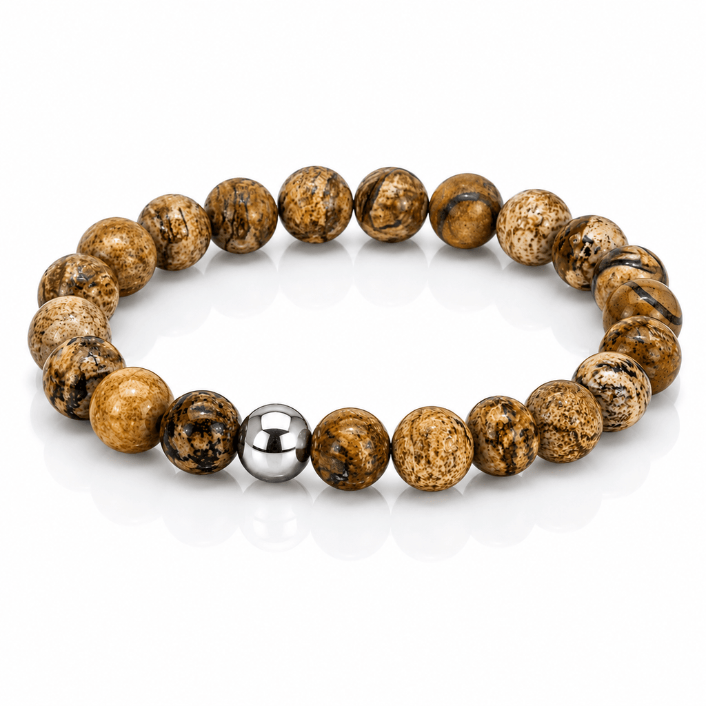 Jaspis Man 01 - Herrenarmband - Andrea Rubinetto Schmuckwerkstatt