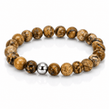 Jaspis Man 01 - Herrenarmband - Andrea Rubinetto Schmuckwerkstatt