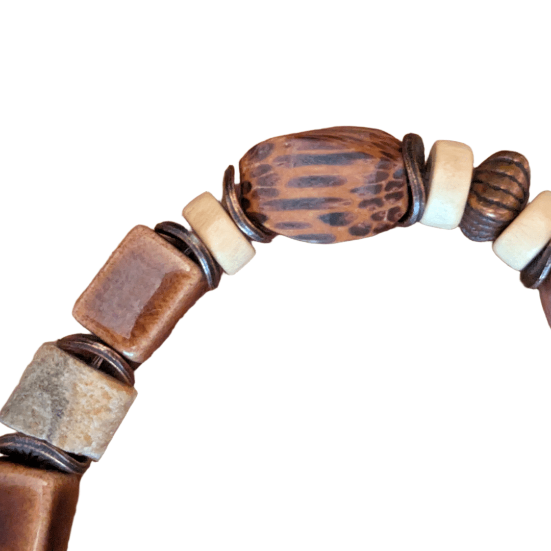 Kokos 01 - Perlenarmband - Andrea Rubinetto Schmuckwerkstatt