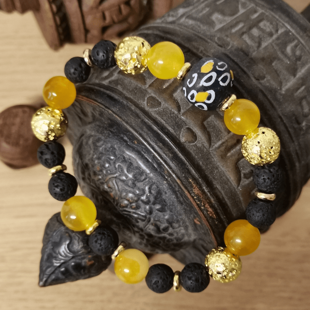 LAVA 01 - Perlenarmband - Andrea Rubinetto Schmuckwerkstatt