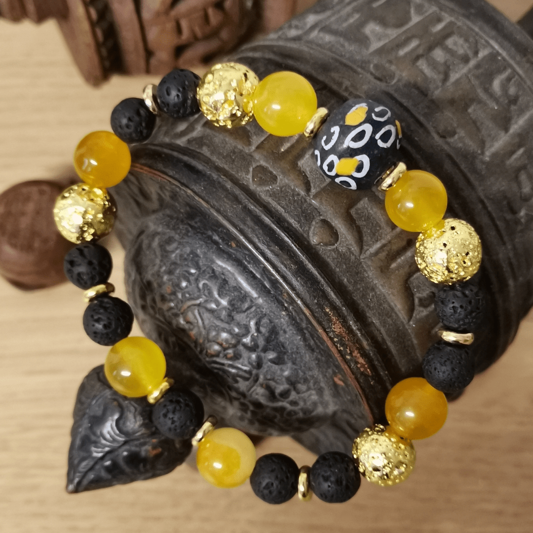 LAVA 01 - Perlenarmband - Andrea Rubinetto Schmuckwerkstatt