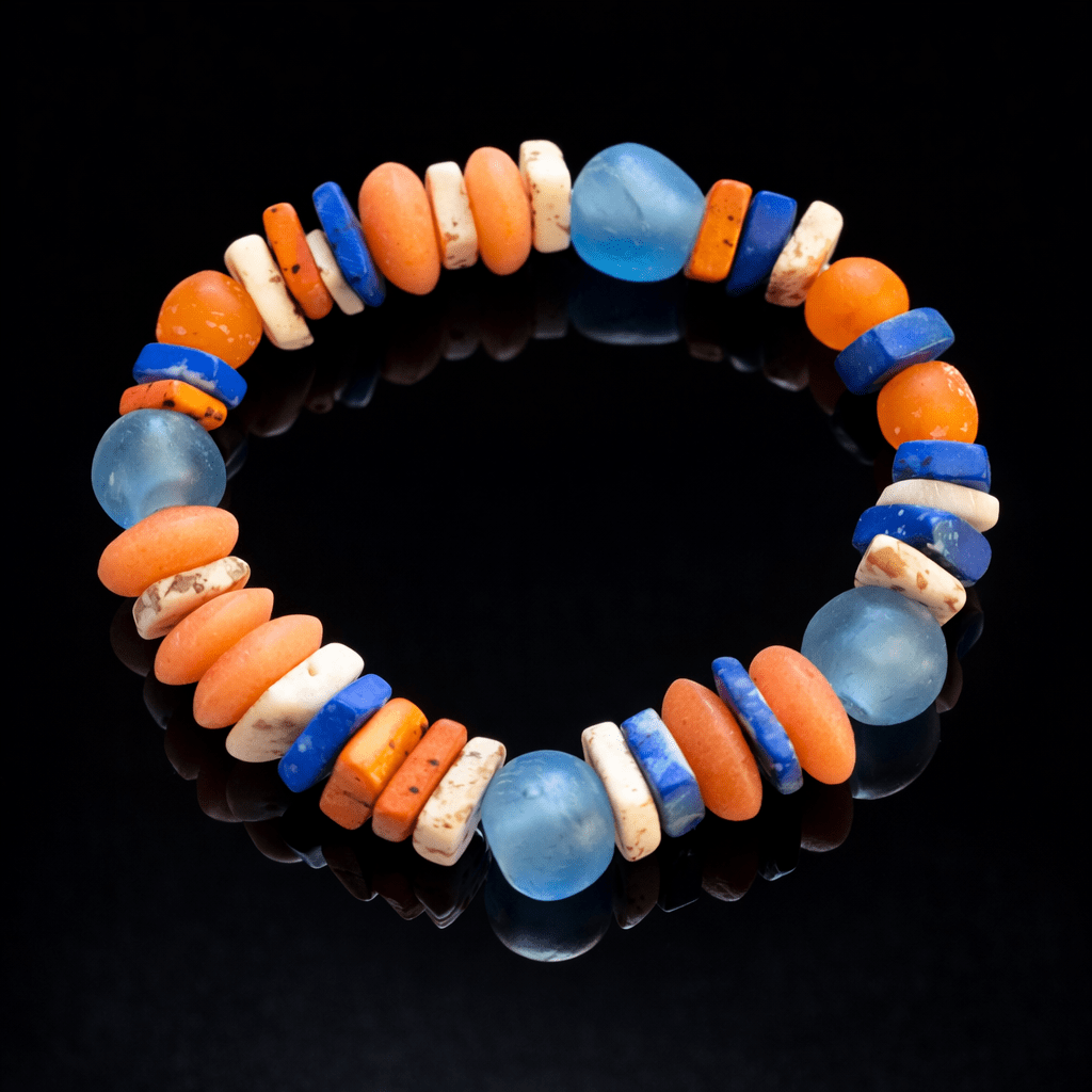 Orange 01 - Perlenarmband - Andrea Rubinetto Schmuckwerkstatt