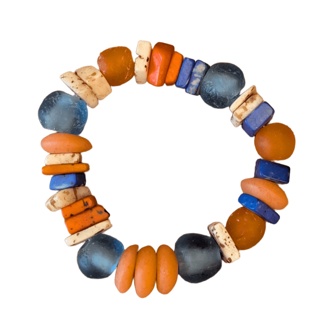 Orange 02 - Perlenarmband - Andrea Rubinetto Schmuckwerkstatt