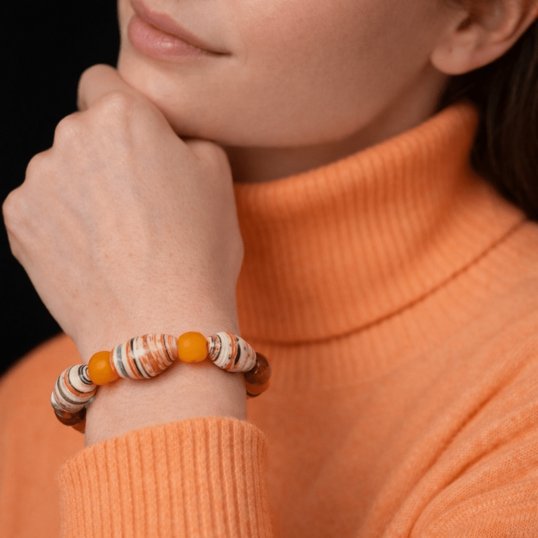 Papier 01 - Perlenarmband - Andrea Rubinetto Schmuckwerkstatt