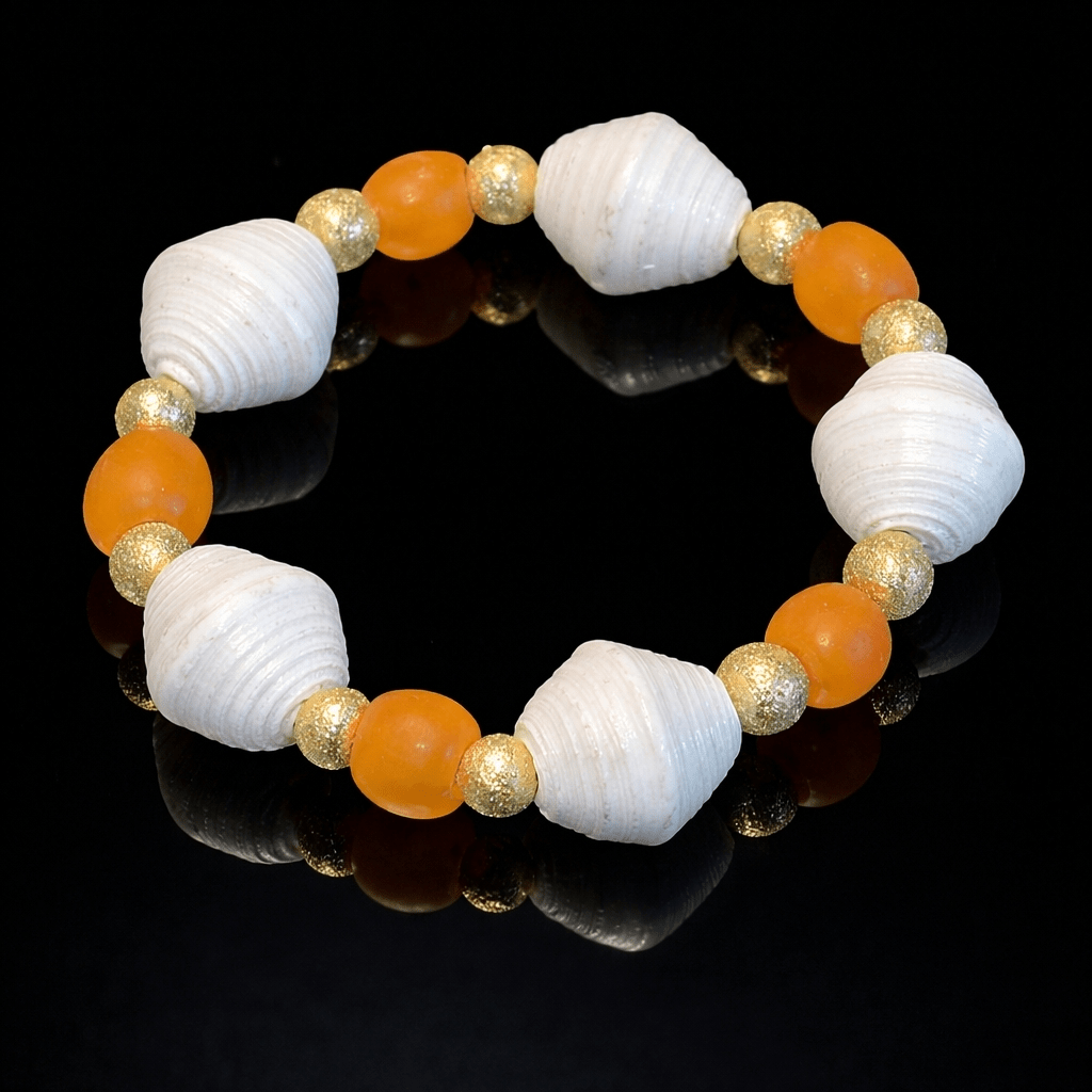 Papier 02 - Perlenarmband - Andrea Rubinetto Schmuckwerkstatt