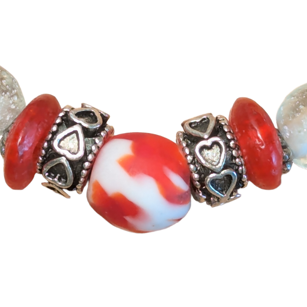 Rot 01 - Perlenarmband